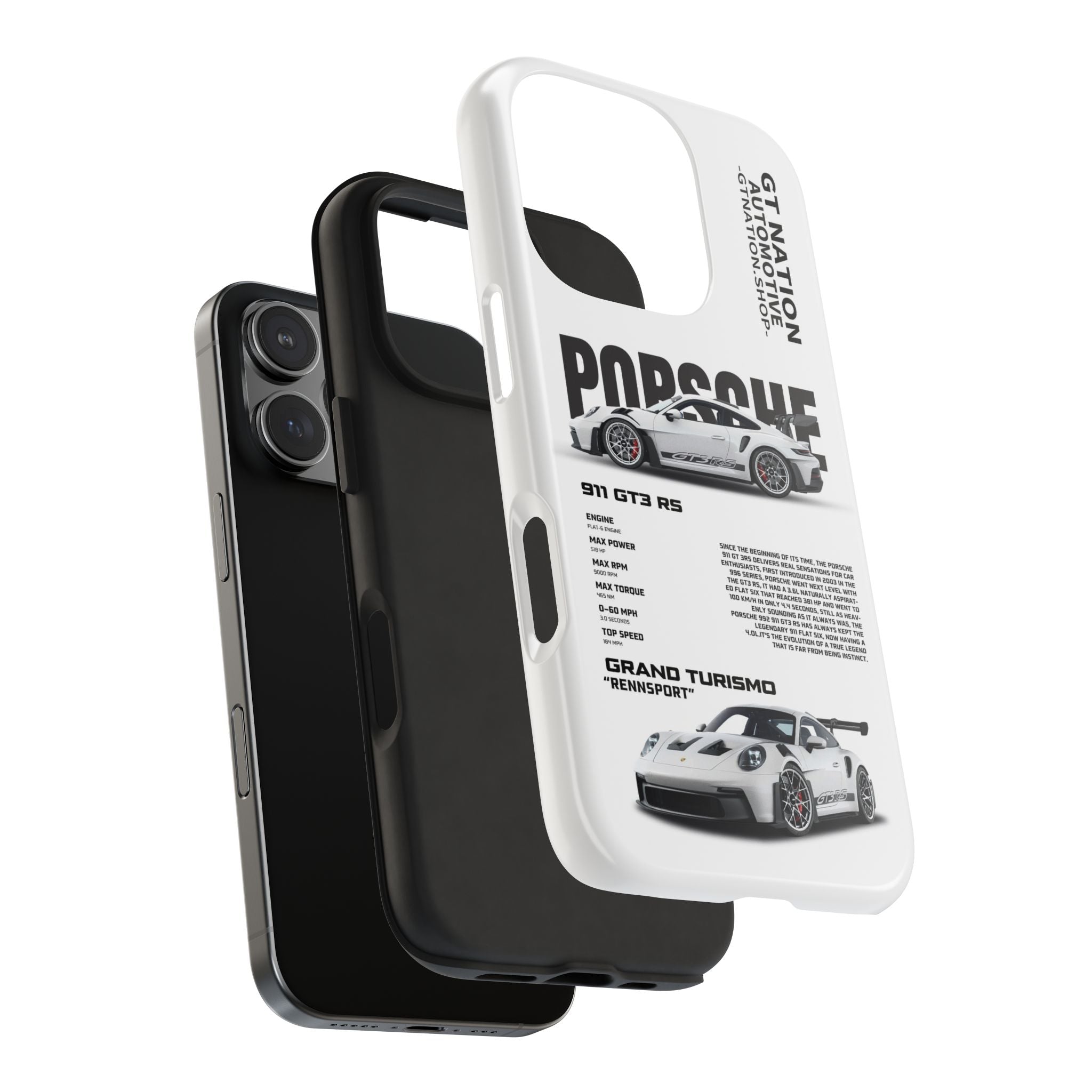 White "GT3 RS" Case