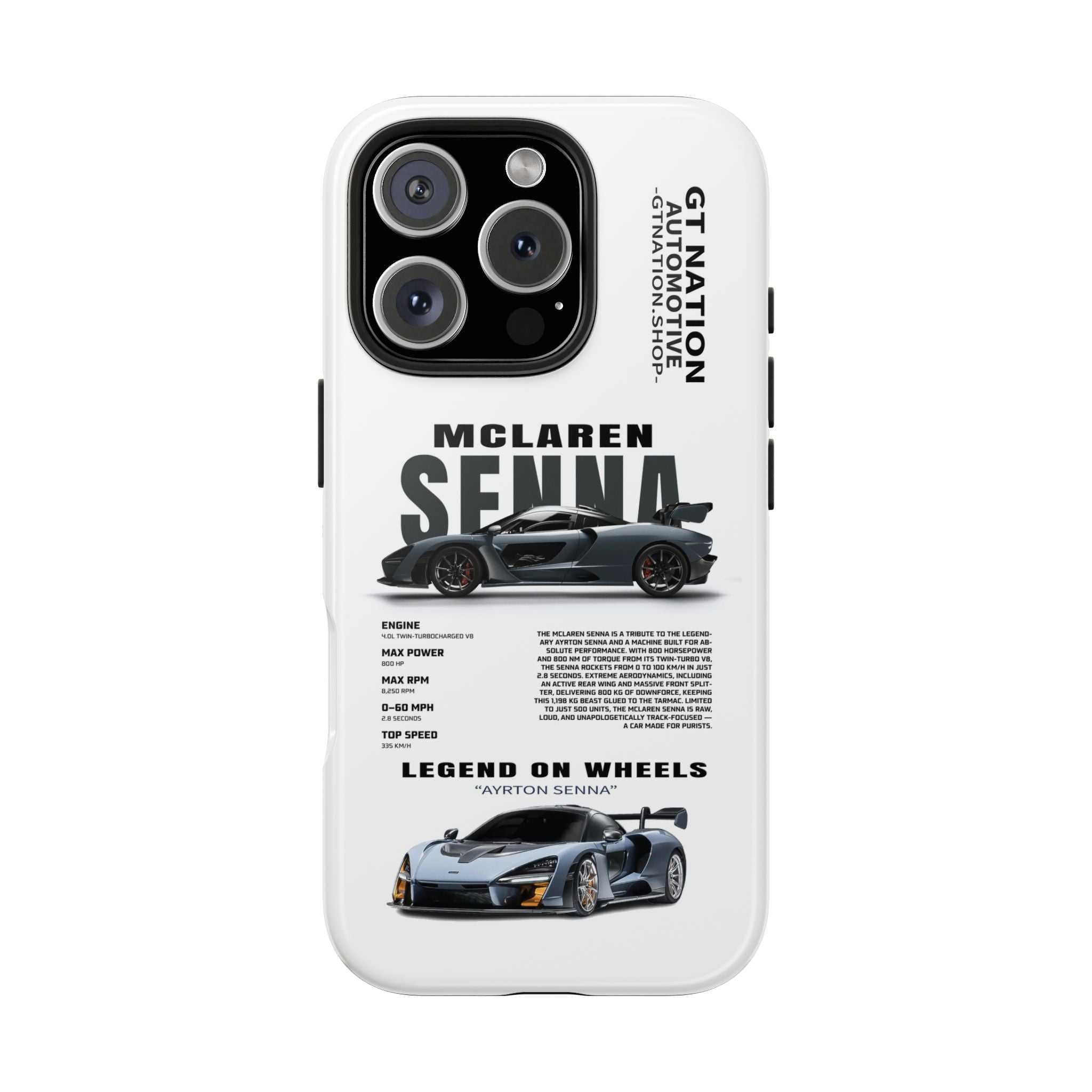 White "Senna" Case