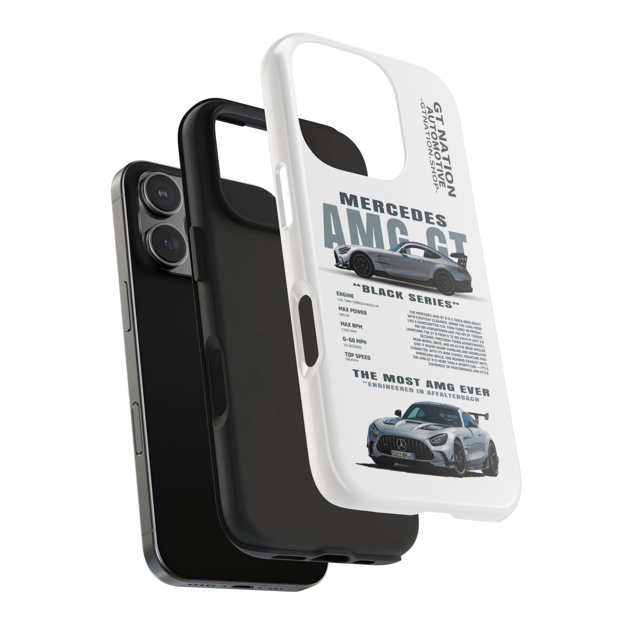 White "GT Black Series" Case